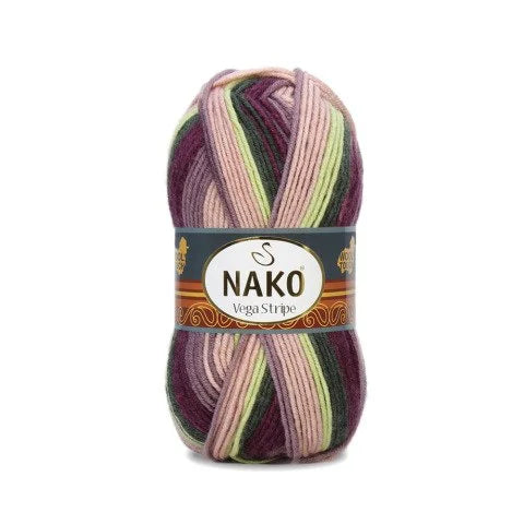 Nako Vega Stripe DK - 5 Balls x 100g | (82414)