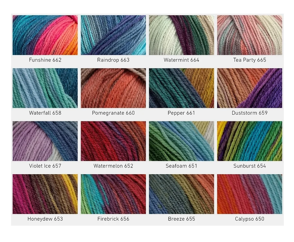 Cygnet COLOUR RUSH DK Knitting Yarn / Wool -Double Knit 5Balls X 100 g Shade 656 Firebrick