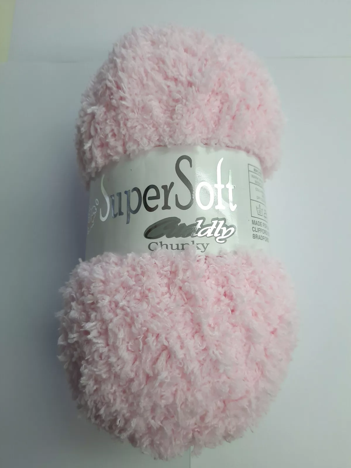 Jarol Woolcraft Supersoft Cuddly Chunky Soft Polyester Knitting Yarn 5Balls x100g shade Pink
