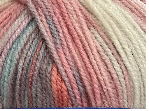 Cygnet COLOUR RUSH DK Knitting Yarn / Wool - Double Knit 5Ball X 100 g Shade 665 Tea Party