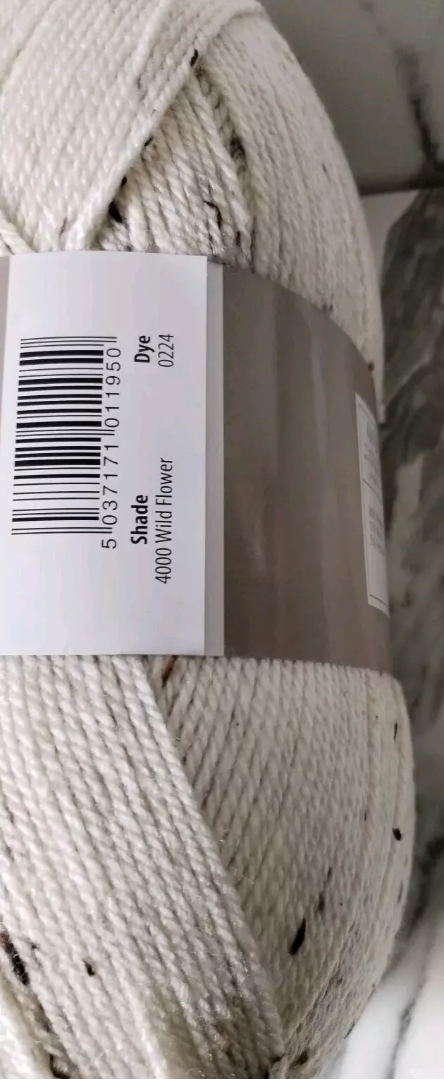 Woolly Aran New Cygnet 80% Acrylic / 15% Wool/5% Viscose 4000 Wild Flower 400g