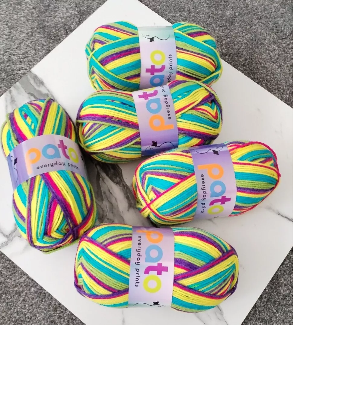 Cygnet Pato Everyday Prints DK 5 Balls x 100 gram Shade 699 Ballet
