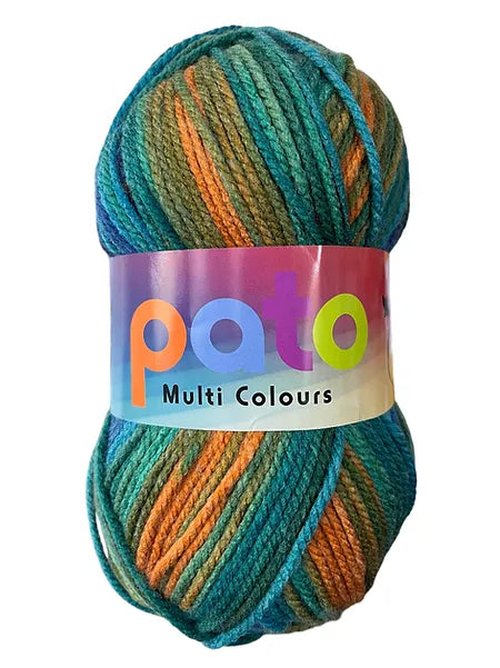 Cygnet Pato Everyday Prints Chunky knitting yarn 5 balls X 100 gram shade skate park