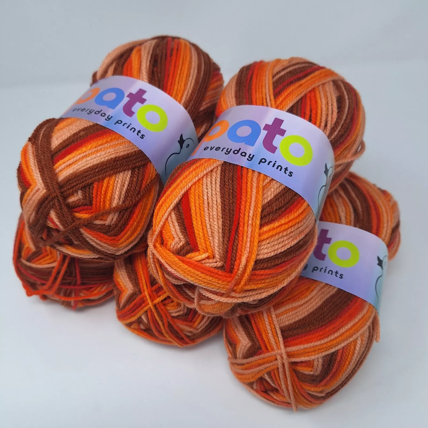Cygnet Pato Everyday Prints DK 5 Balls x 100 gram Shade 695 Hopscotch