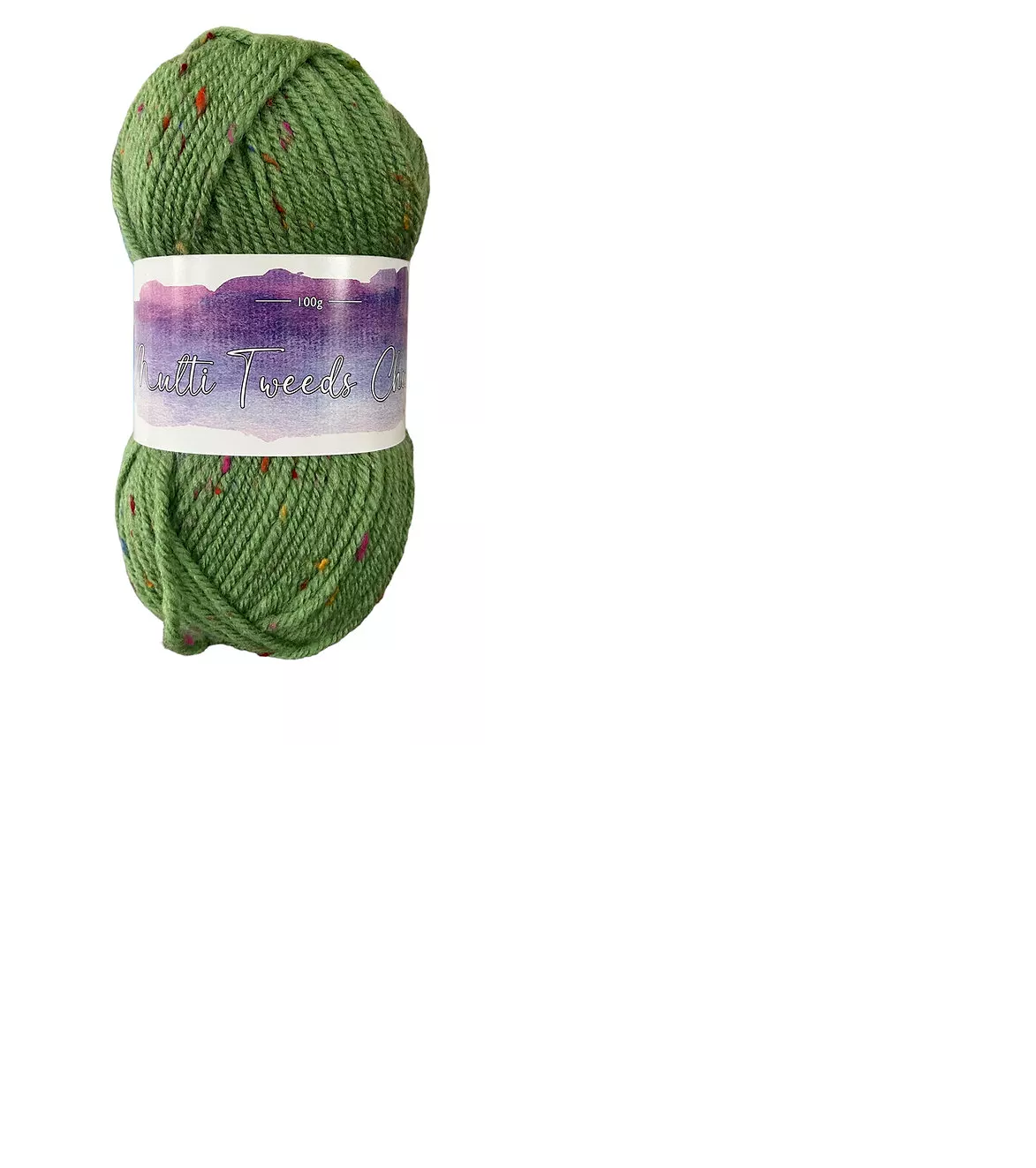 Cygnet Multi Tweed Chunky Knitting Crochet Yarn Wool - 5x100g Balls 1370 Lichen
