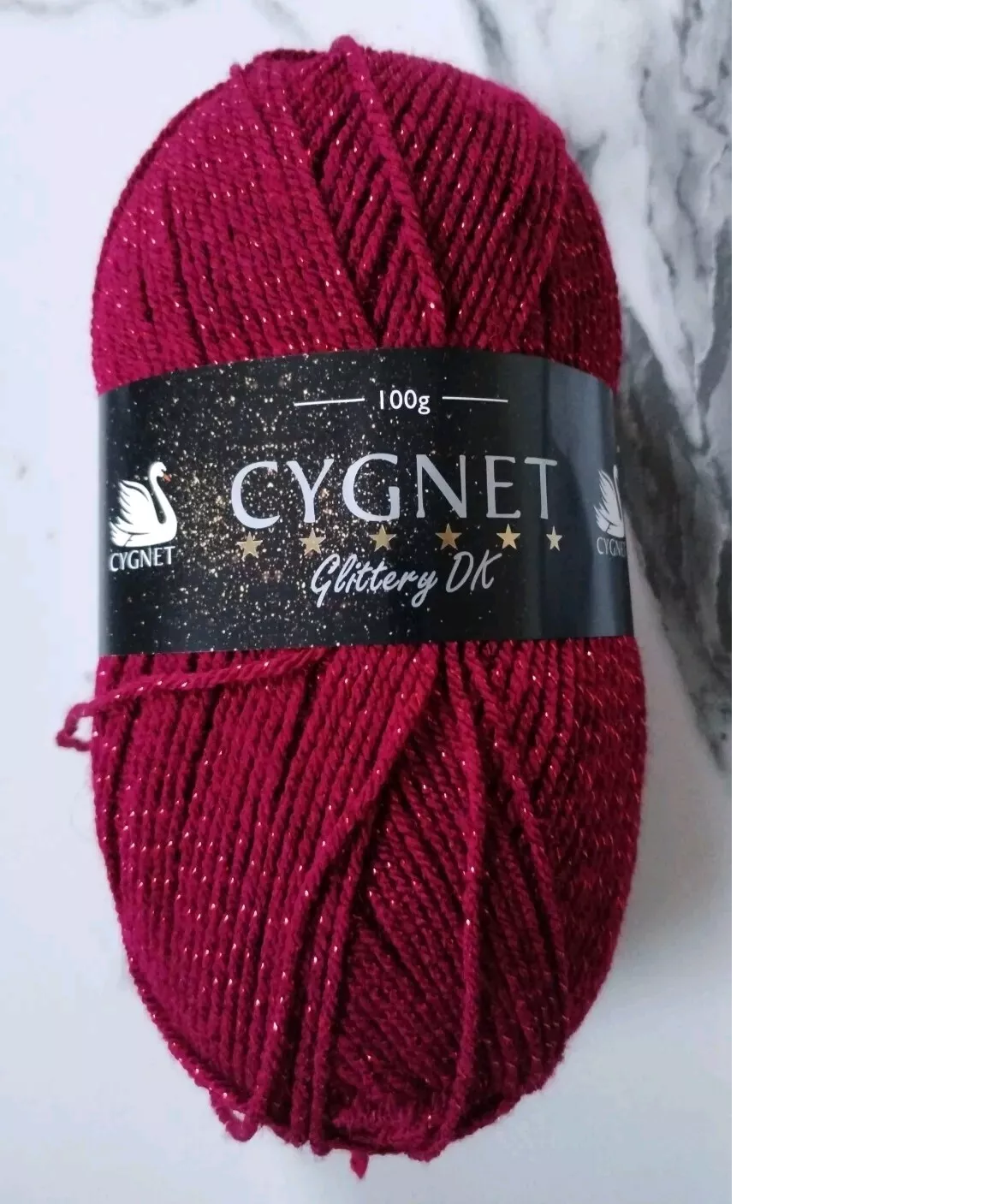 Cygnet Glittery DK Knitting/Crochet Yarn 5Balls X 100g shade Monster Mash 9999