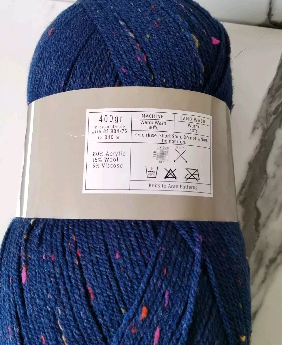 Woolly Aran New Cygnet 80% Acrylic / 15% Wool / 5% Viscose 400g 4500 Pixie Hollow