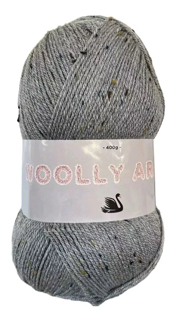 Woolly Aran New Cygnet 80% Acrylic / 15% Wool / 5% Viscose 400g 4200Riverstone