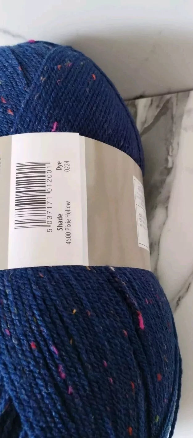 Woolly Aran New Cygnet 80% Acrylic / 15% Wool / 5% Viscose 400g 4500 Pixie Hollow
