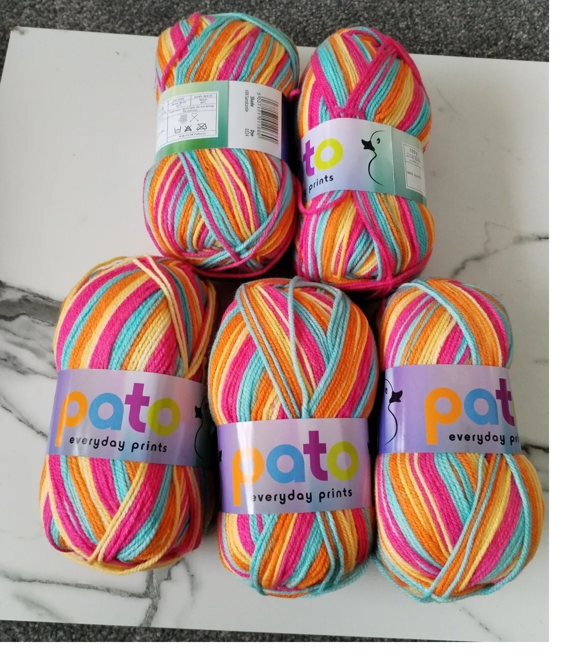 Cygnet Pato Everyday Prints DK 5 Balls x 100 gram Shade 698 Sandcastle