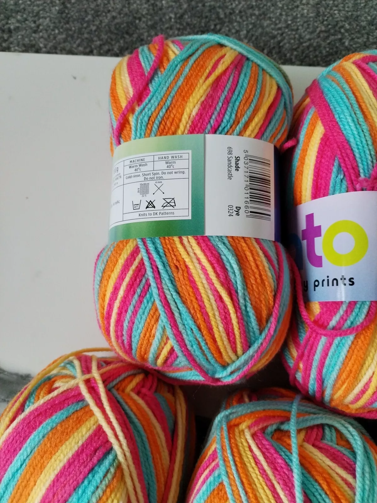 Cygnet Pato Everyday Prints DK 5 Balls x 100 gram Shade 698 Sandcastle