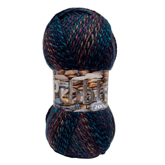 Woolcraft Pebble Chunky 200g X 1 Ball shade Harlequin 8136