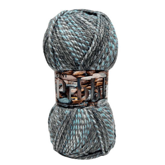 Woolcraft Pebble Chunky 200g shade Indigo Mist 8049