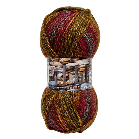 Woolcraft Pebble Chunky 200g Shade Psychedelic 8044