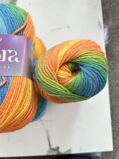 James C Brett Aurora DK – 5 x 100g AU12 Meadow Flowers