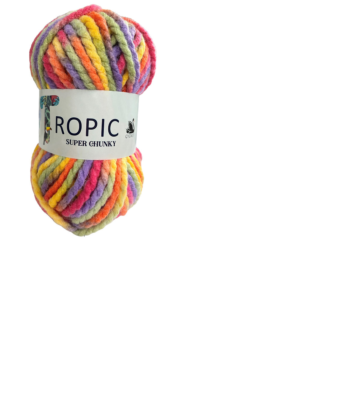 Cygnet Yarns TROPIC - SUPER CHUNKY - 100% Acrylic Wool 5 Balls  X 100g  - Multicoloured Hummingbird 902