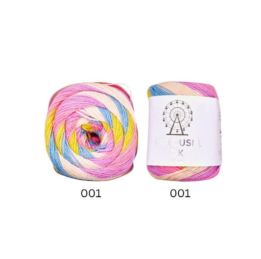 Woolcraft Carousel DK Cake - 200g 01 Rollercoaster