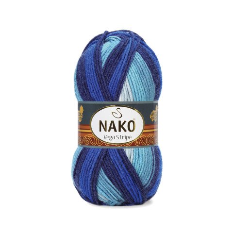 Nako Vega Stripe DK - 5 Balls x 100g | (82423)