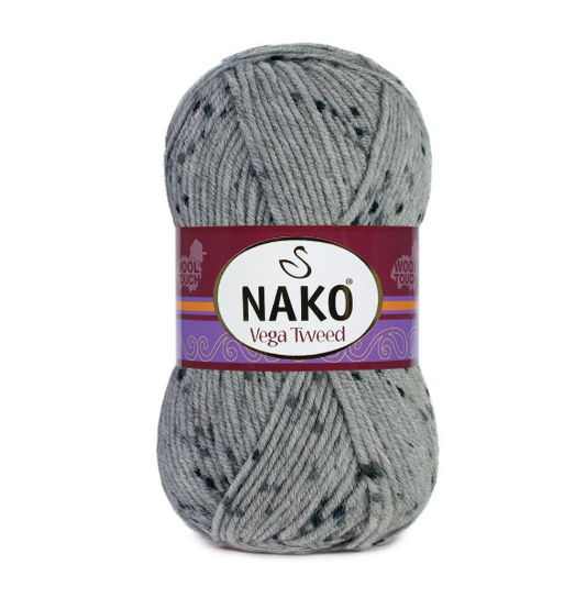 Nako Vega Tweed Aran - 5 Balls x 100g | (35047)