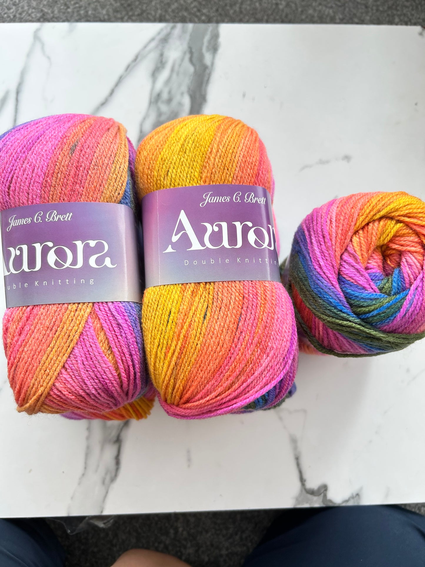 James C Brett Aurora DK – 5 x 100g AU13 Fruit Salad