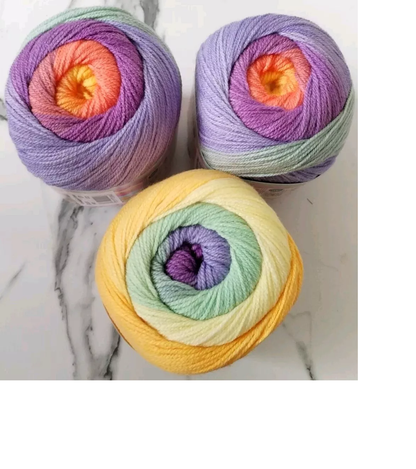 Cygnet Marshmallow Pies Double Knitting Crochet Yarn Wool - 3x150g Cakes - 1600 Knowledge is Flower
