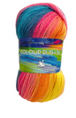 Cygnet COLOUR RUSH DK Knitting Yarn / Wool - Double Knit 5Balls X 100 g Shade 662 Funshine