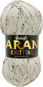 Woolcraft Aran With Wool 400g 25% Wool Starling 491)