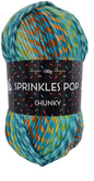 Cygnet Sprinkles Pop Chunky Knitting Crochet Yarn Wool-5x100g Balls 644 Teaberry