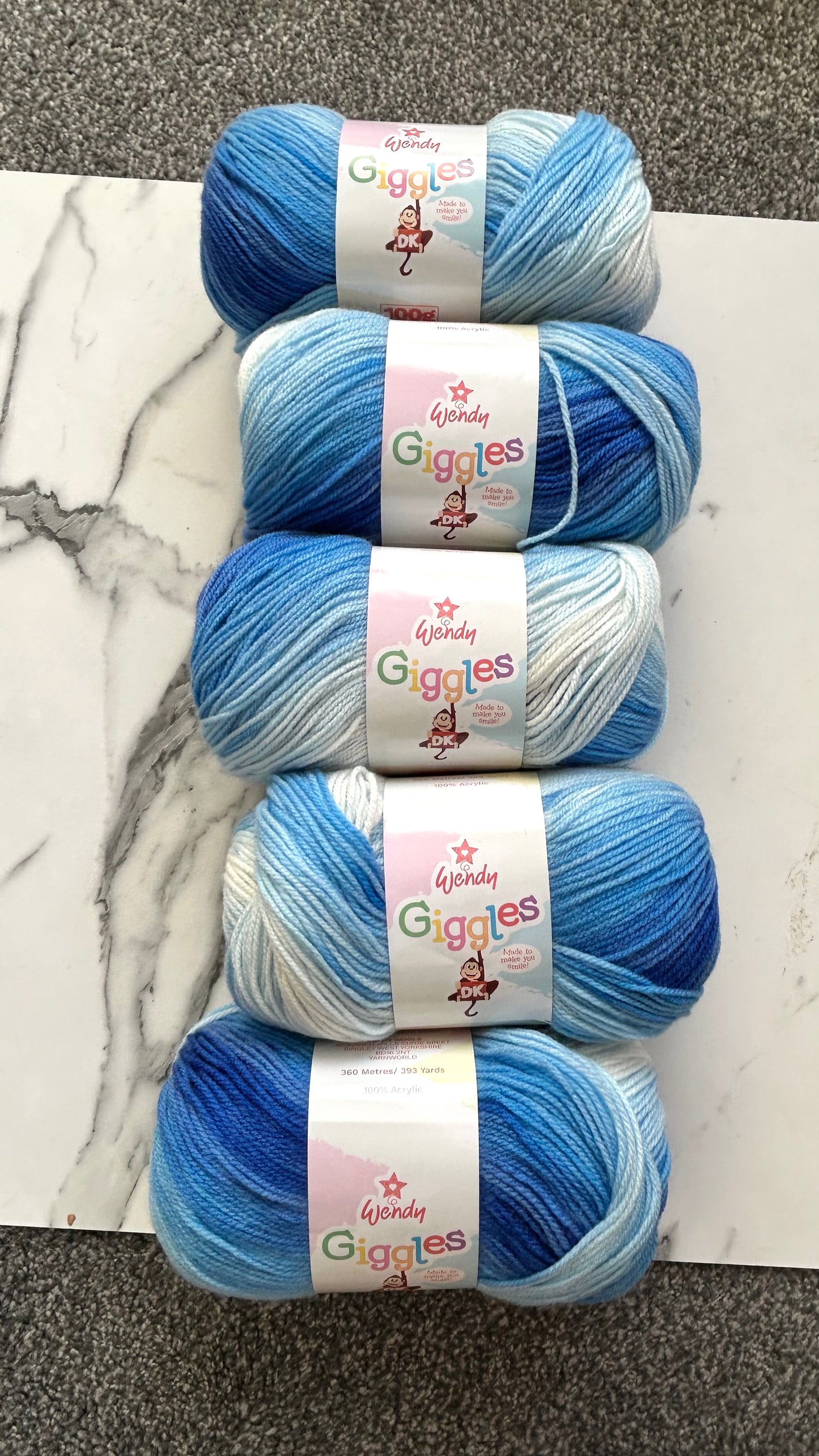 Wendy Giggles DK – 5 x 100g WG05