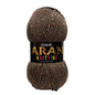 Woolcraft Aran With Wool 400g 25% Wool Island  Chestnut Tweed