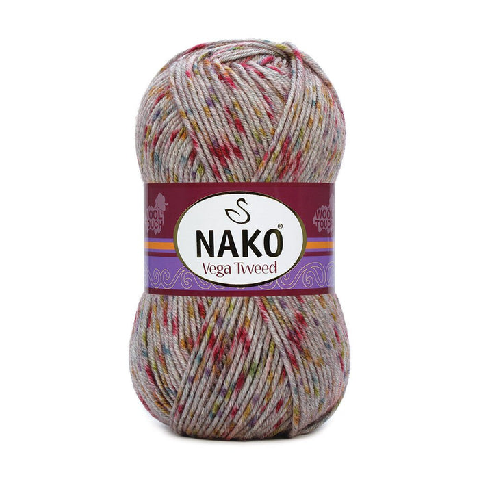 Nako Vega Tweed Aran - 5 Balls x 100g | (32181)