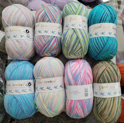 Jarol New Arrival Random DK - 200g Ball  Angelica Blue Heaven (300