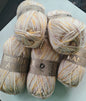 Woolcraft Shetland Heather Aran Knitting Crochet Yarn Wool - 5x100g Balls - 27 Buttermilk