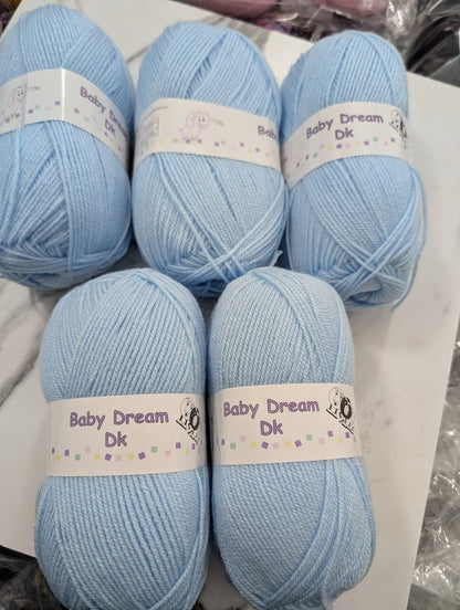 Woolcraft Baby Dream DK - 5 x 100g Balls | Blue