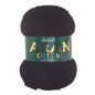 Woodcraft Aran Knitting Crochet yarn 400g 100% Acrylic Black