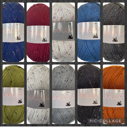 Cygnet Woolly Aran 80% Acrylic / 15% Wool/5% Viscose Knitting Crochet Yarn 400g 4100 Rosehill Cottage