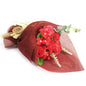 Standing Soap Flower Bouquet - Red