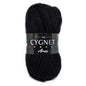 Cygnet Aran Knitting Crochet yarn  5 Balls x 100 gram Black 217