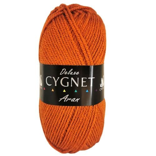Cygnet Aran Knitting Crochet yarn  5 Balls x 100 gram Saffron 488