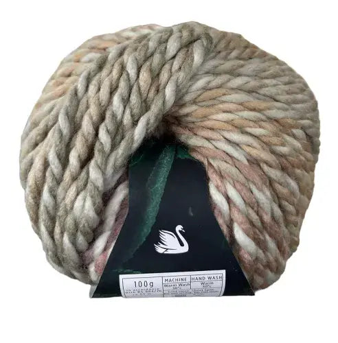 Cygnet Super Chunky Folly Garden 5 Balls X 100Gram 20% Wool 80% Fern Cone (20202)