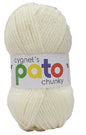 Cygnet Pato Chunky Cream 887 - 5 x 100g balls