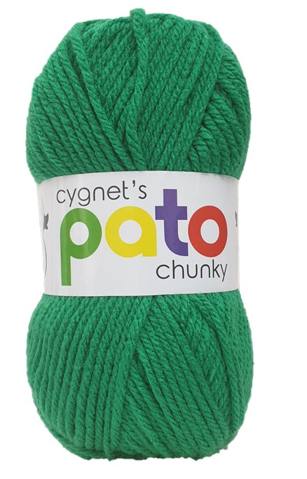 Cygnet Pato Chunky Green 877 - 5 x 100g balls