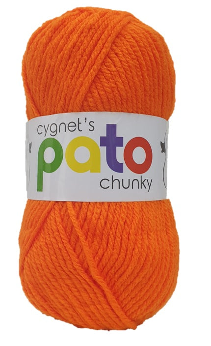 Cygnet Pato Chunky Orange 879 - 5 x 100g balls
