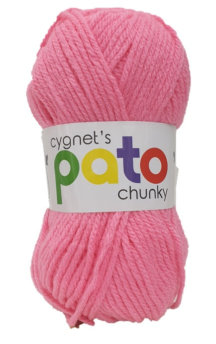Cygnet Pato Chunky Pink 876 - 5 x 100g balls