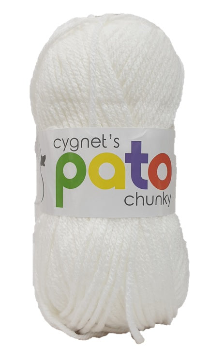 Cygnet Pato Chunky White 888 - 5 x 100g balls