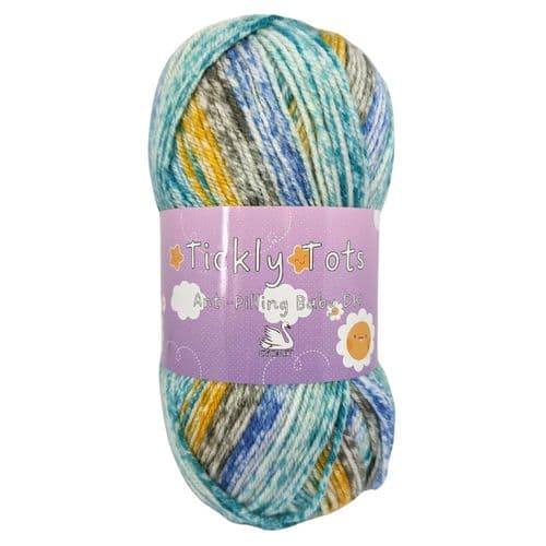 Cygnet Tickly Tots Baby DK Anti-Pilling baby yarn 5 Balls x 100 gram shade -7222 Head in the Clouds