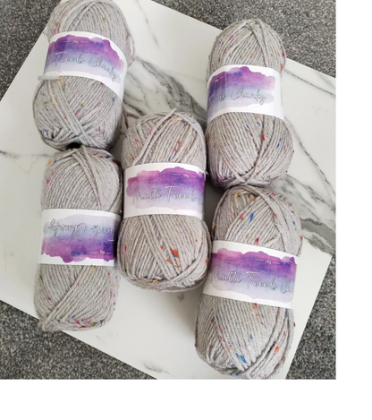 Cygnet Multi Tweeds Chunky - 1320 Flint 5 BALLS X 100g Multicolour 80% Acrylic / 15% Wool / 5% Viscose