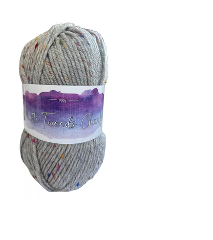 Cygnet Multi Tweeds Chunky - 1320 Flint 5 BALLS X 100g Multicolour 80% Acrylic / 15% Wool / 5% Viscose