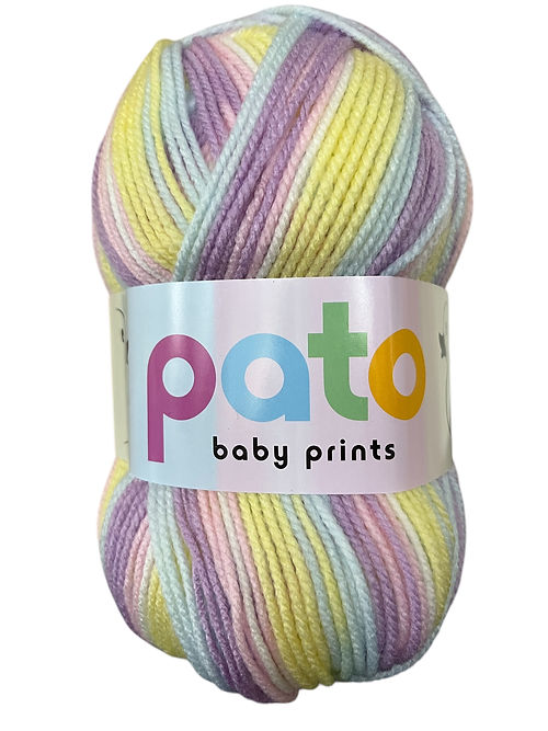 Cygnet Baby Pato Prints DK - 5 x 100g Balls | Lemon Posset (7733)