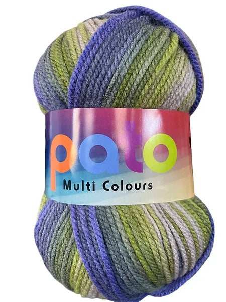 Cygnet Pato Everyday Prints Chunky 5 balls X 100 gram Shade Grassy Fields 80040